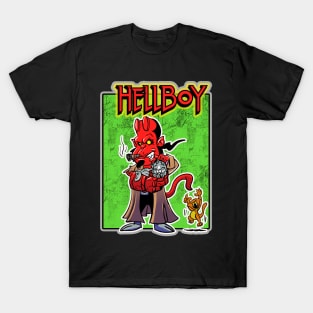 Hellboy with CATS T-Shirt